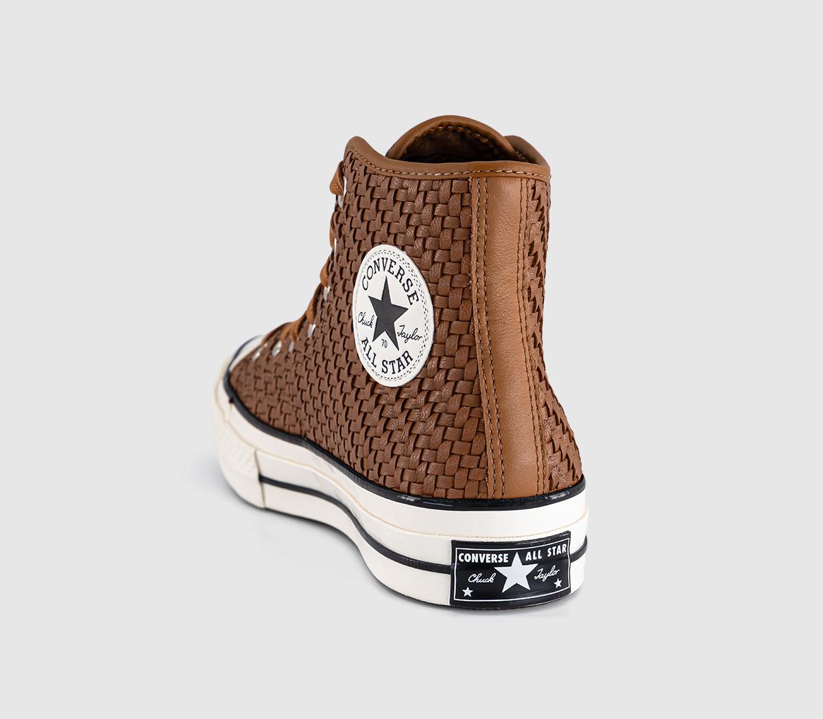 ConverseConverse All Star Hi TrainersWoven Warm Tan Egret Black