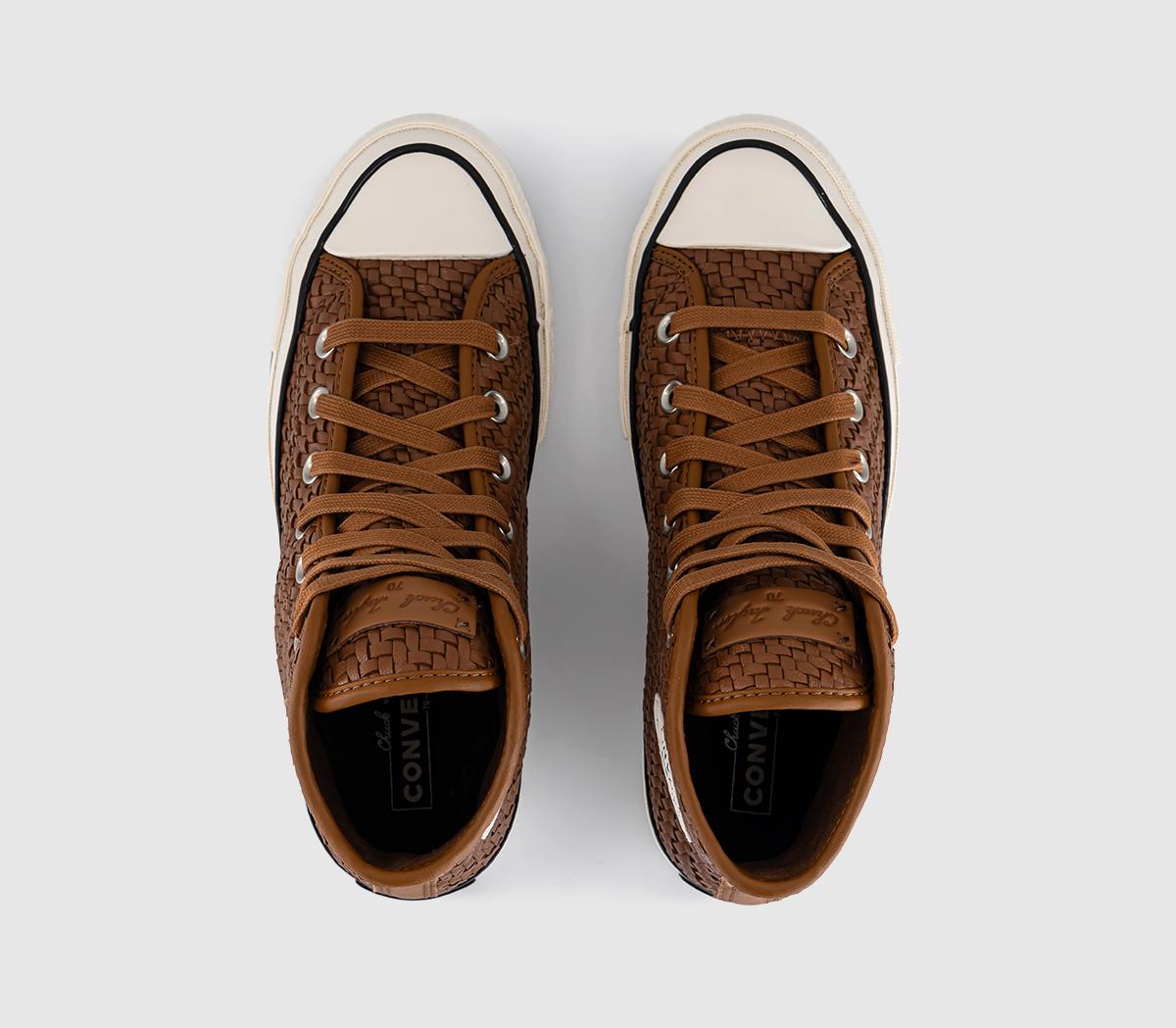 ConverseConverse All Star Hi TrainersWoven Warm Tan Egret Black