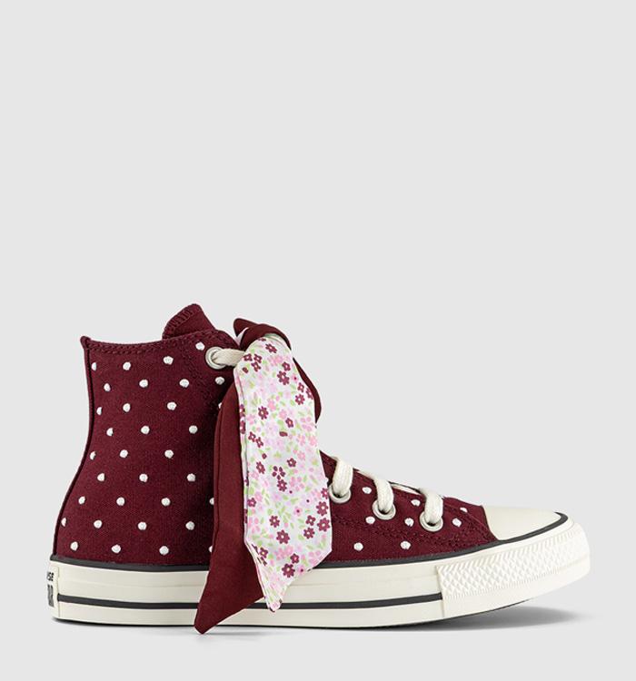 Converse Converse All Star Hi Trainers Deep Bordeaux Egret New Found