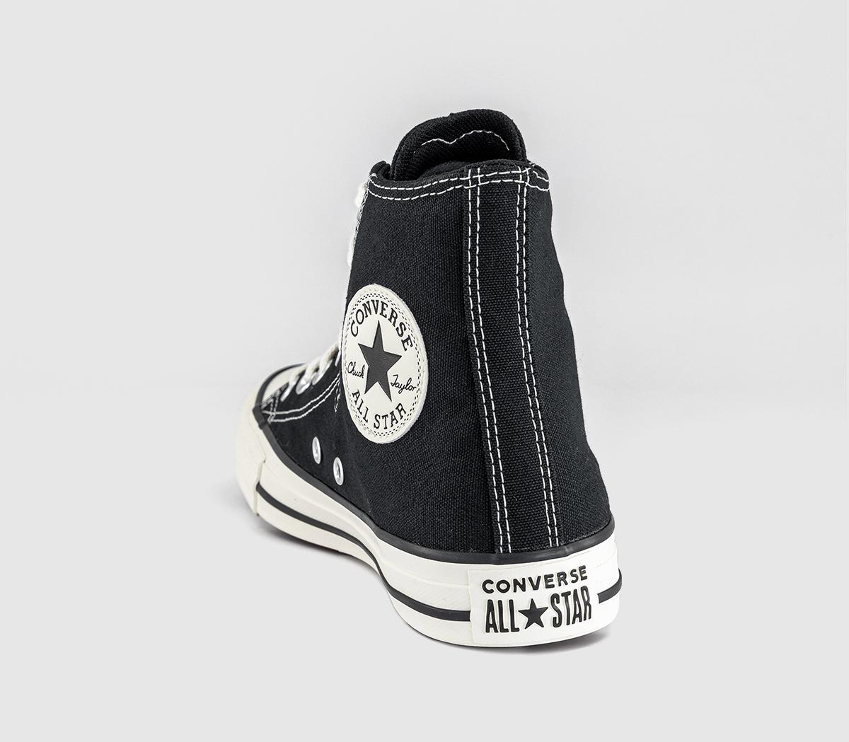 ConverseConverse All Star Hi TrainersHeart Black Egret