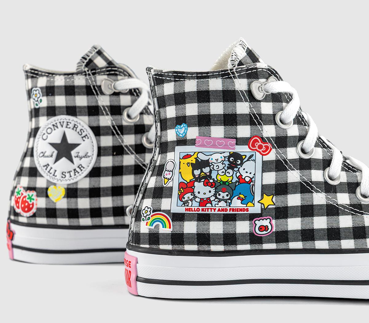 ConverseConverse x Hello Kitty All Star Hi TrainersHello Kitty Black White Pink