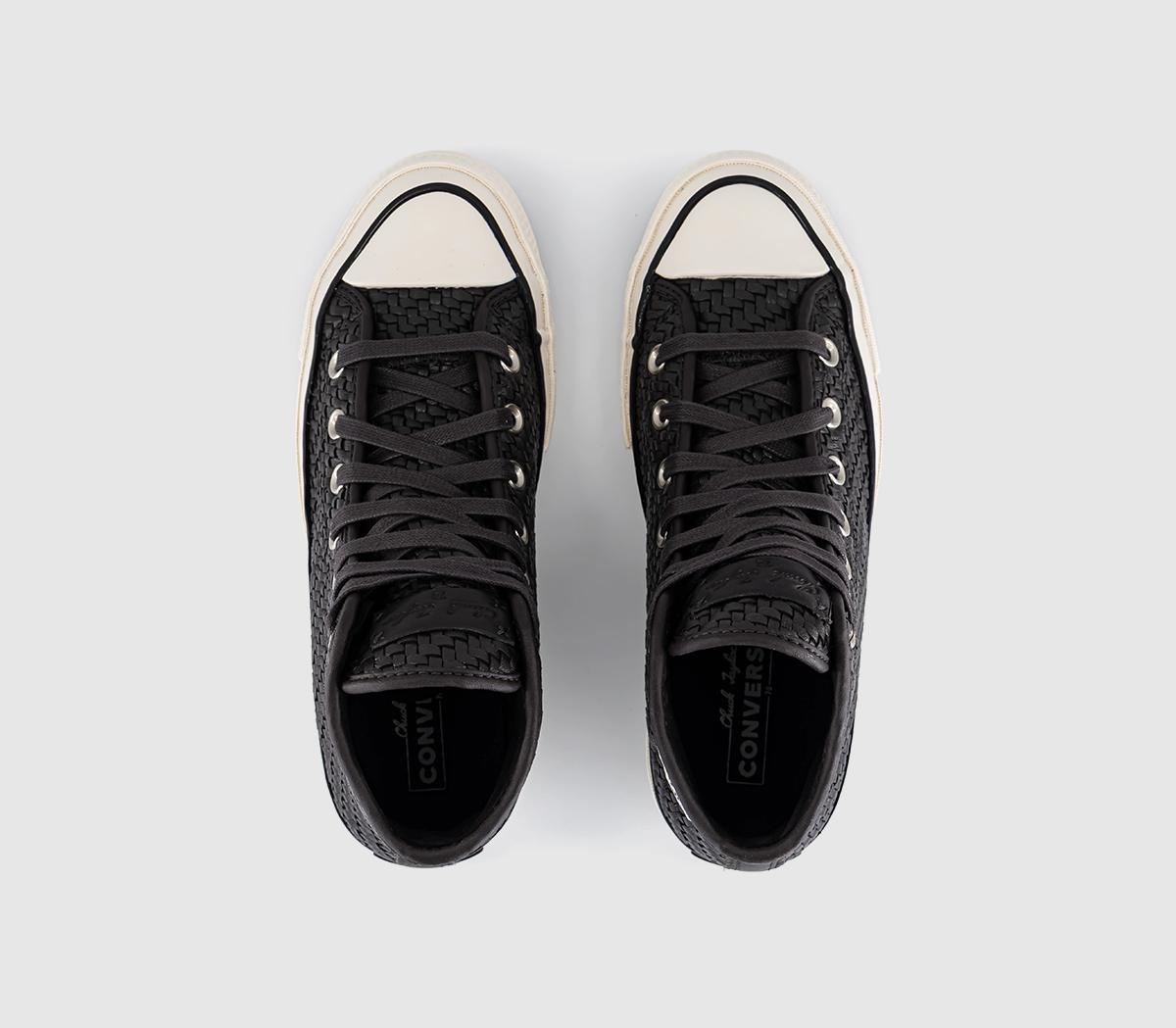 ConverseConverse All Star Hi TrainersWoven Mudguard Egret Black