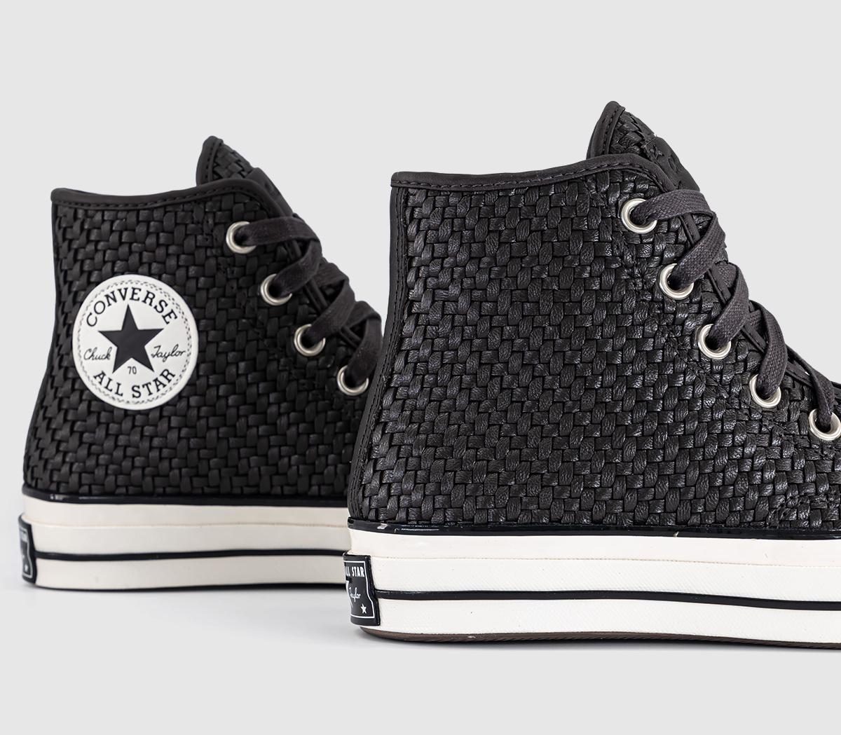 ConverseConverse All Star Hi TrainersWoven Mudguard Egret Black
