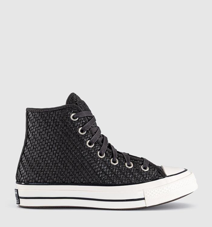 Converse Converse All Star Hi Trainers Woven Mudguard Egret Black