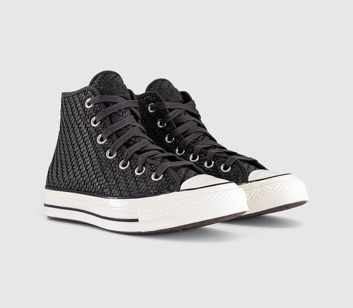ConverseConverse All Star Hi TrainersWoven Mudguard Egret Black