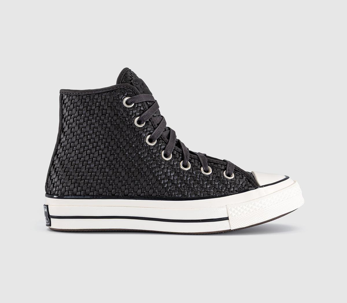 ConverseConverse All Star Hi TrainersWoven Mudguard Egret Black