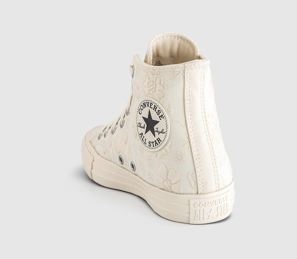 ConverseConverse All Star Hi TrainersEgret Black Egret Flower