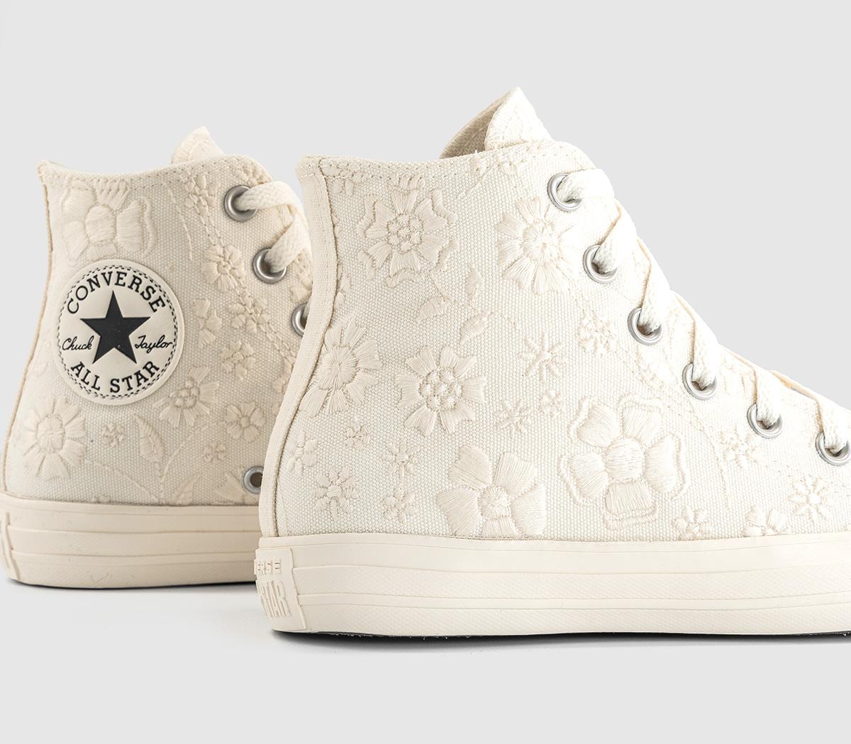 ConverseConverse All Star Hi TrainersEgret Black Egret Flower