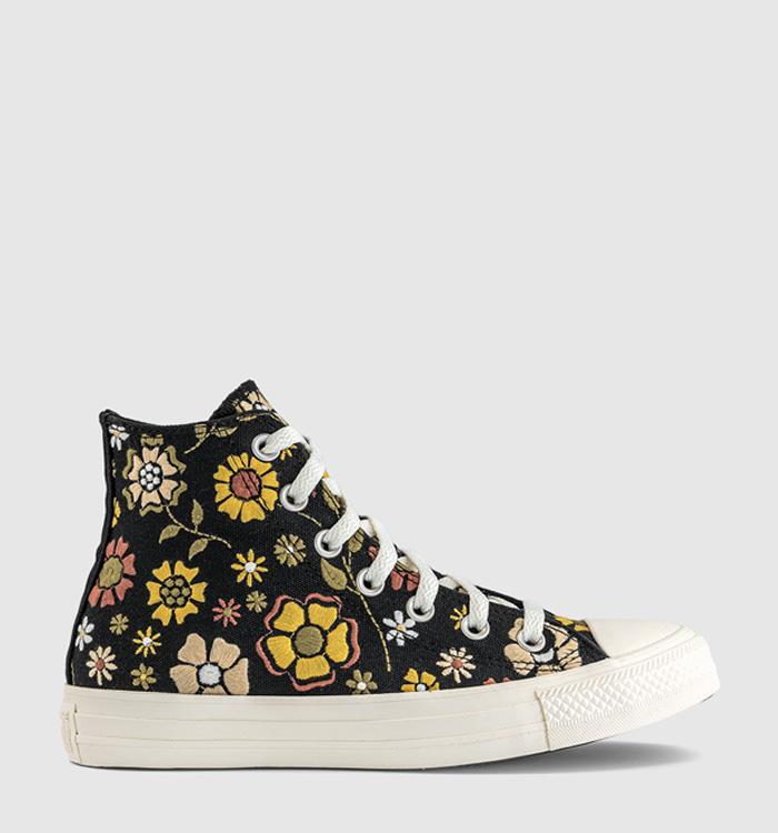 Converse Converse All Star Hi Trainers Black In The Weeds Hay Day