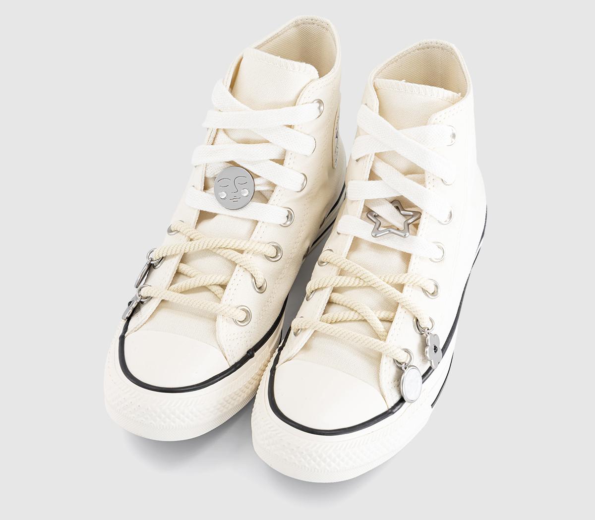 ConverseConverse All Star Hi TrainersEgret Black Charms