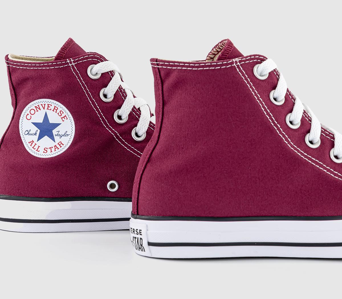 Converse All Star Hi Trainers Converse All Star Hi Trainers Maroon
