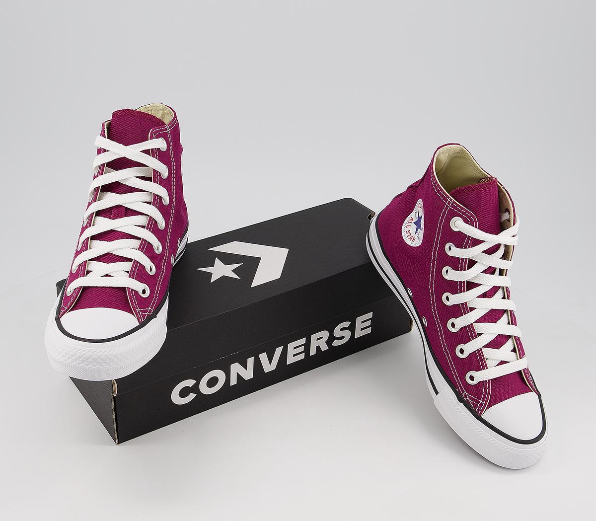 Converse All Star Hi Trainers Converse All Star Hi Trainers Maroon