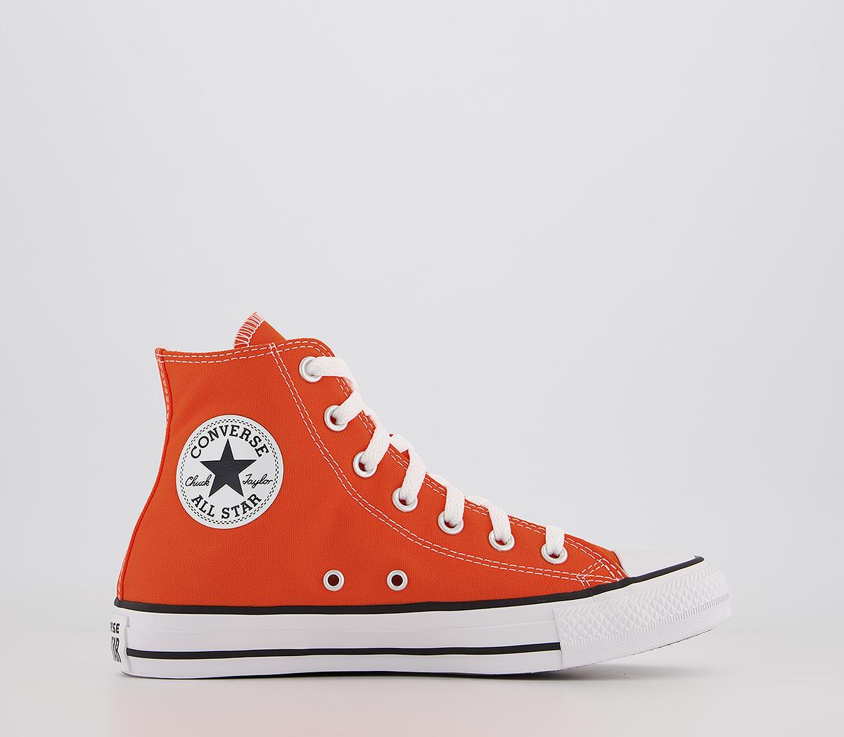 Converse on sale orange uk