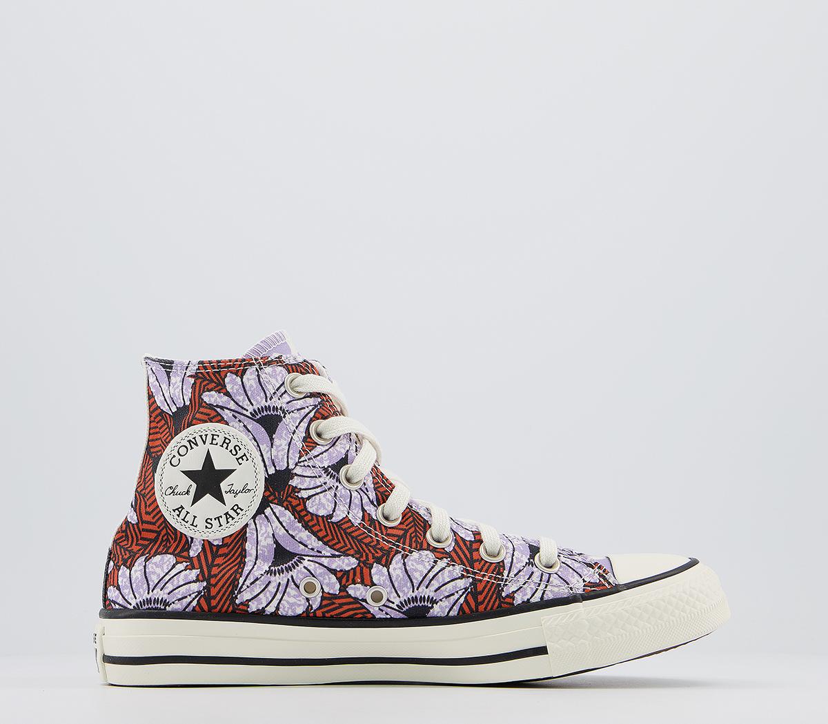 orange floral converse