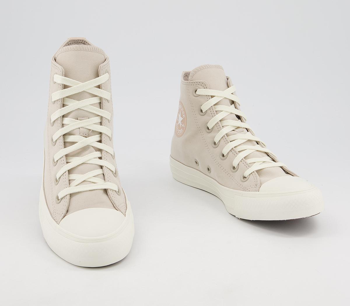 Converse Converse All Star Hi Trainers String Crimson Tint Egret