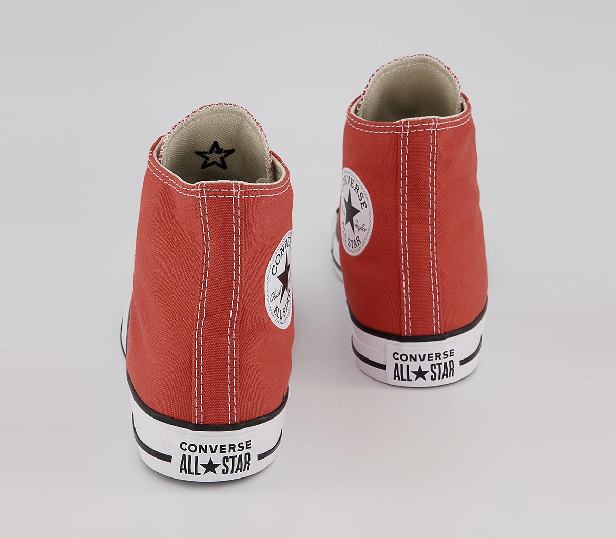 Converse Converse All Star Hi Trainers Converse Converse All Star Hi Trainers Fire Opal