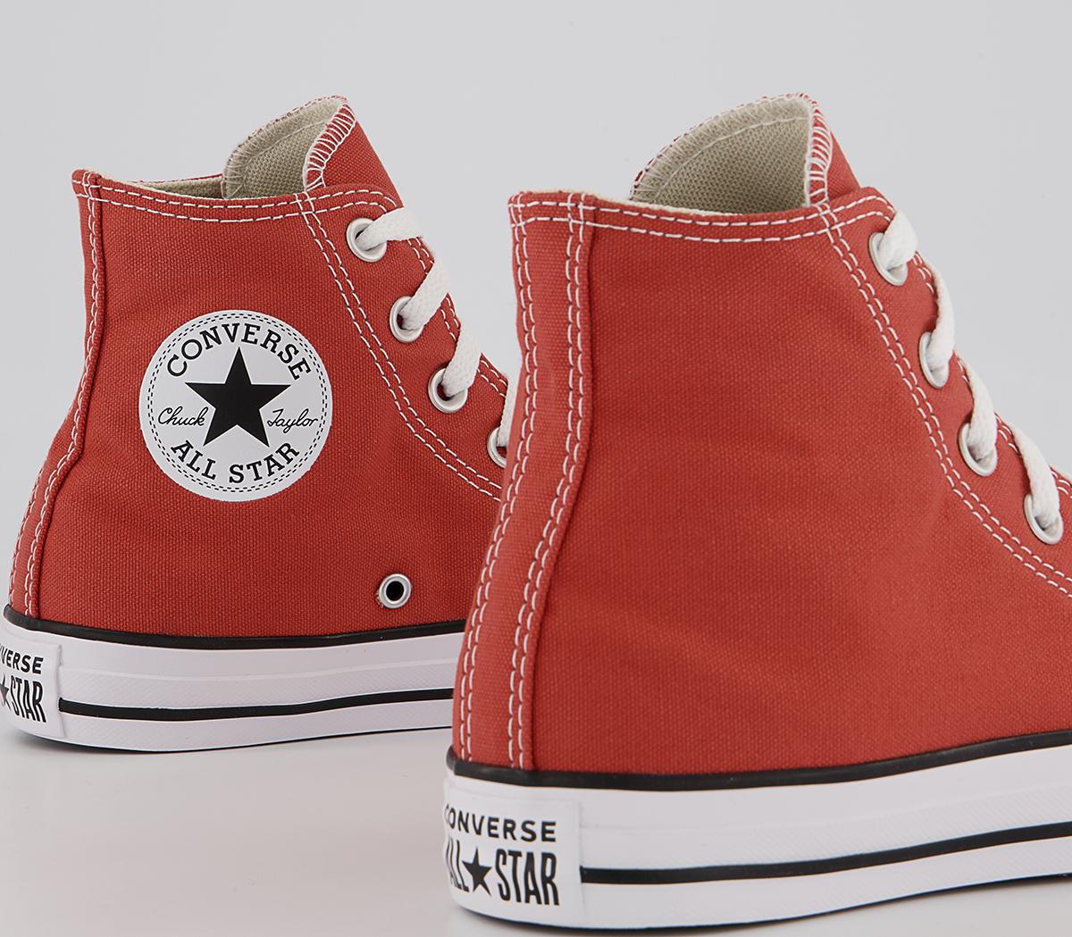 Converse Converse All Star Hi Trainers Converse Converse All Star Hi Trainers Fire Opal