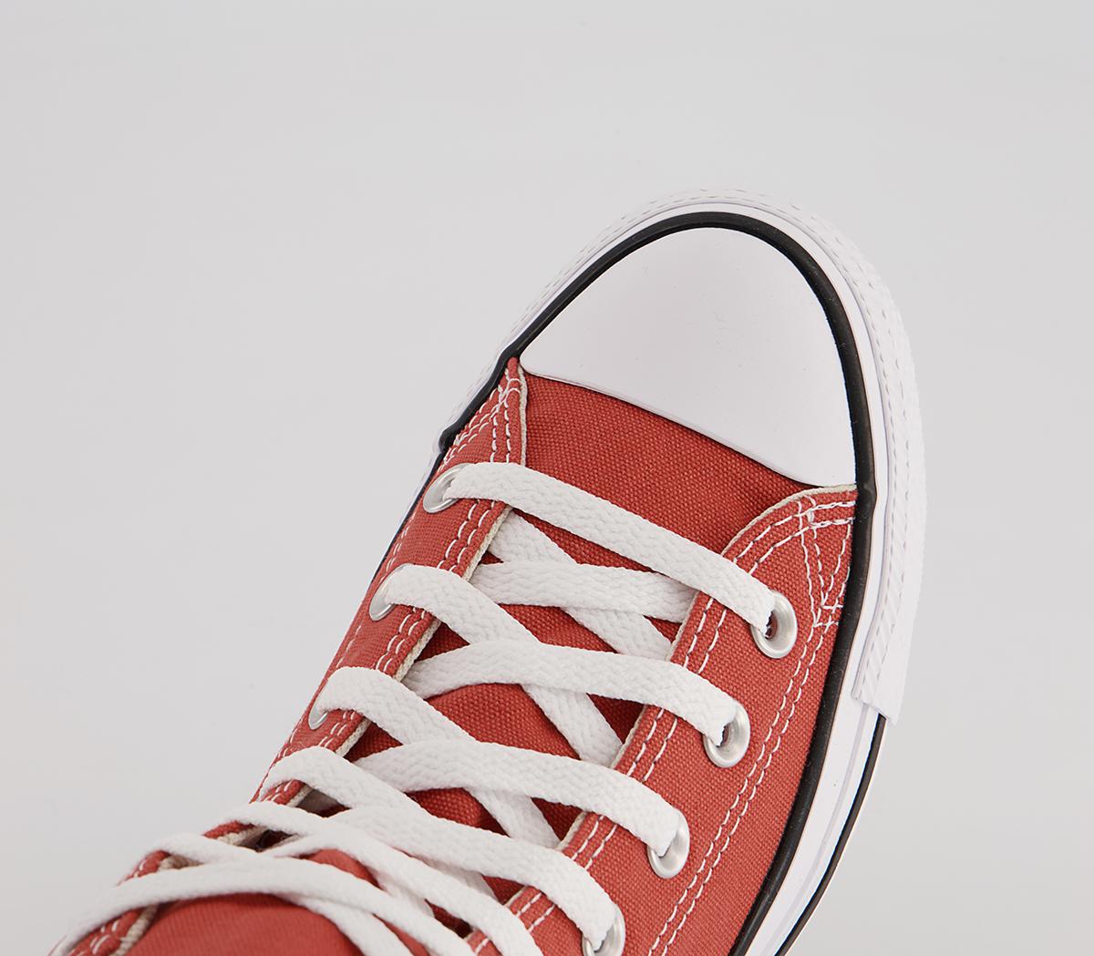 Converse Converse All Star Hi Trainers Converse Converse All Star Hi Trainers Fire Opal
