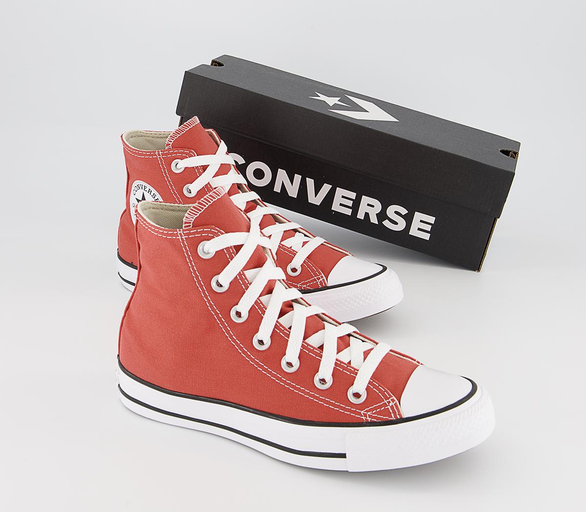 Converse Converse All Star Hi Trainers Converse Converse All Star Hi Trainers Fire Opal