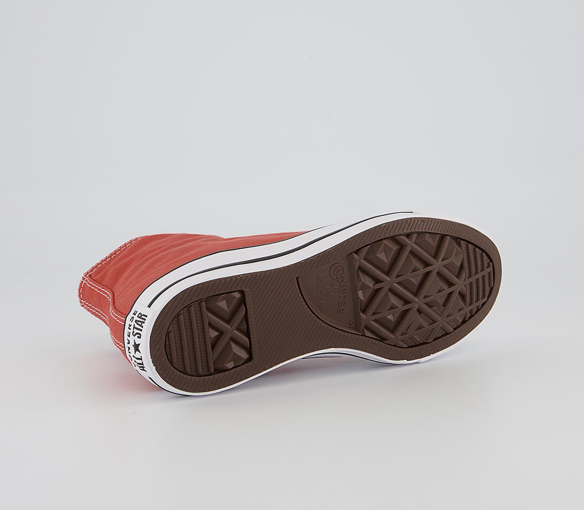 Converse Converse All Star Hi Trainers Converse Converse All Star Hi Trainers Fire Opal