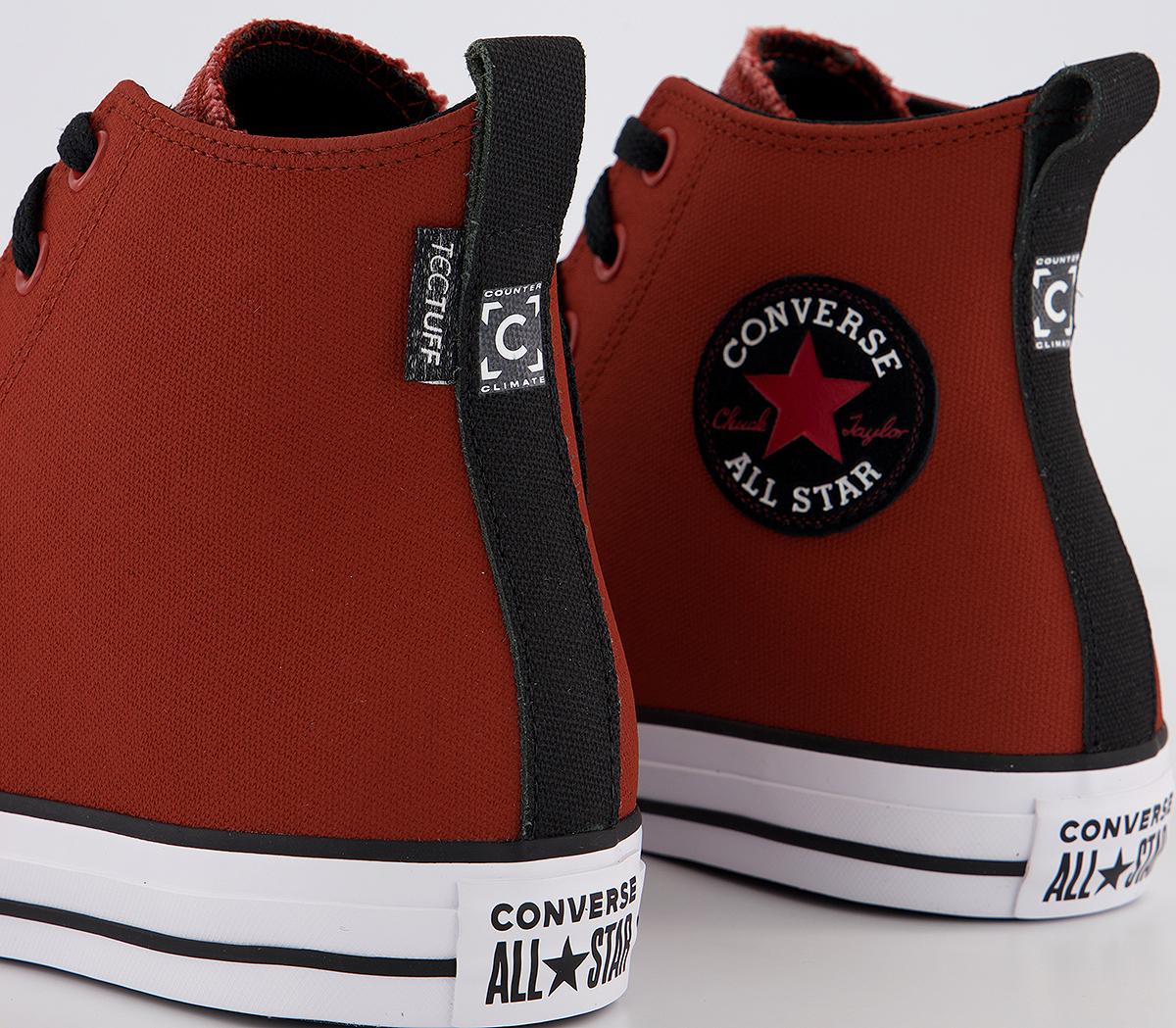 Converse Converse All Star Hi Trainers Converse Converse All Star Hi Trainers Rugged Orange Black Red