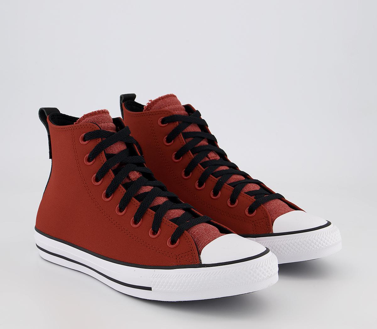 Converse Converse All Star Hi Trainers Converse Converse All Star Hi Trainers Rugged Orange Black Red