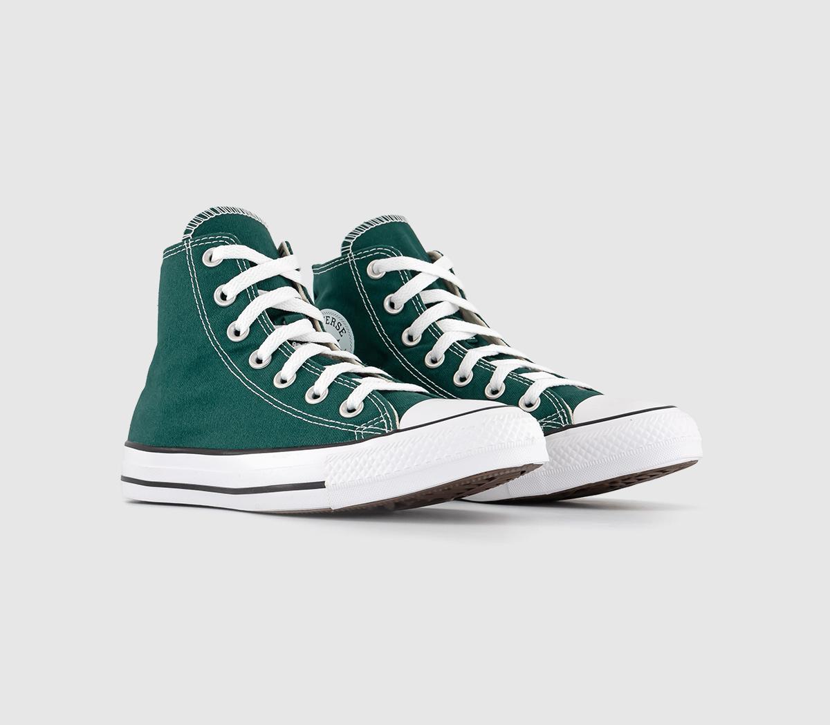 Converse All Star Hi Trainers Dragon Scale Green, 10