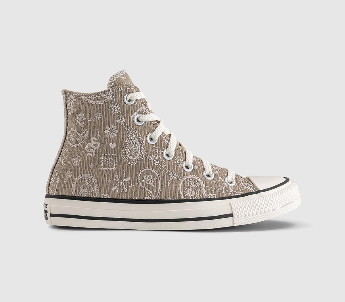 ConverseConverse All Star Hi TrainersPaisley Vintage Cargo Natural Ivory