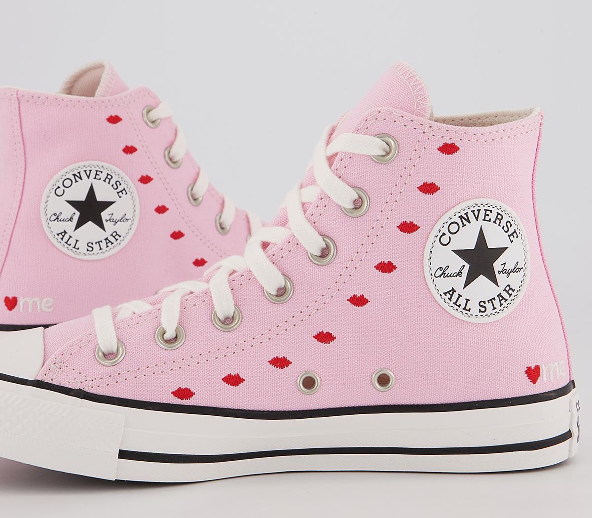Converse Converse All Star Hi Trainers Converse Converse All Star Hi Trainers Cherry Blossom White