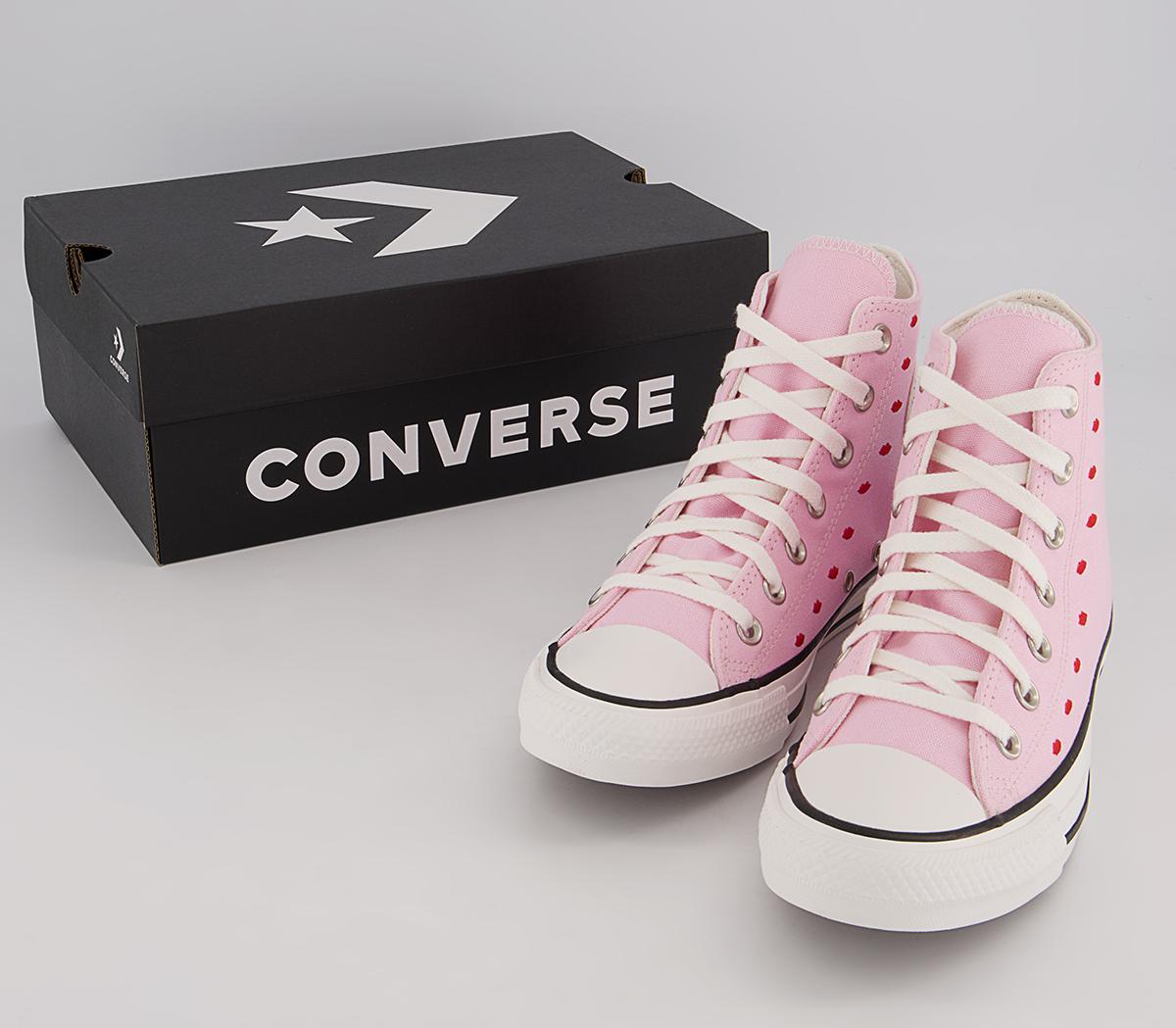 Converse Converse All Star Hi Trainers Converse Converse All Star Hi Trainers Cherry Blossom White