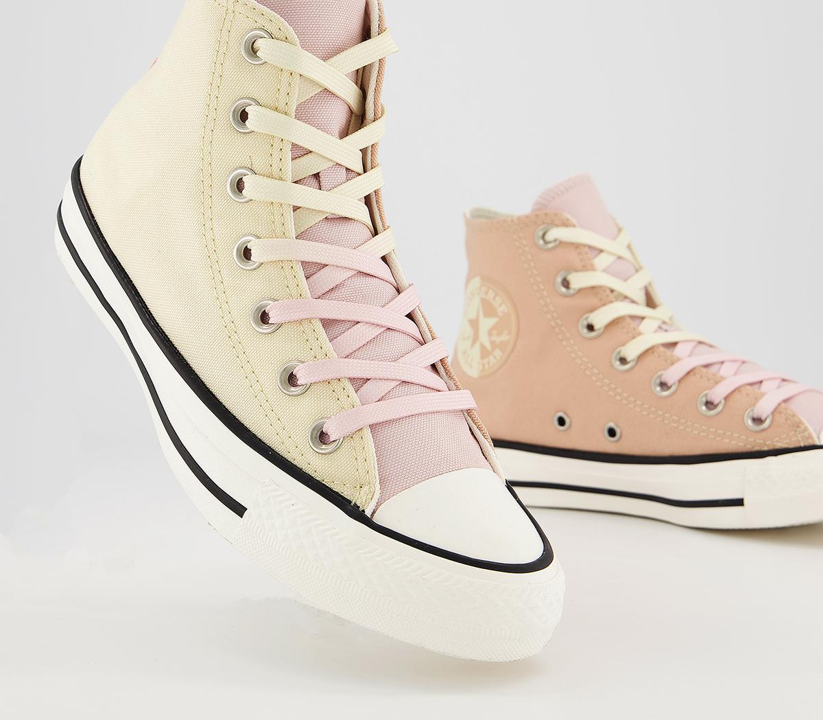 Converse Converse All Star Hi Trainers Barley Shimmer Barely Rose ...