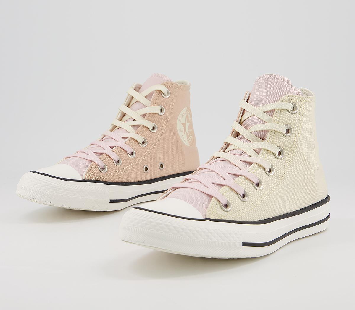 Converse Converse All Star Hi Trainers Barley Shimmer Barely Rose ...