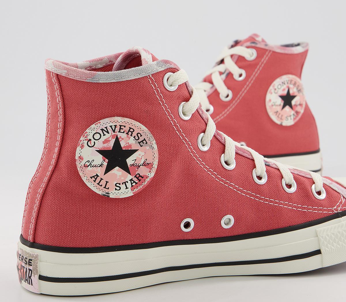 Converse Converse All Star Hi Trainers Converse Converse All Star Hi Trainers Terracotta Pink Egret Black