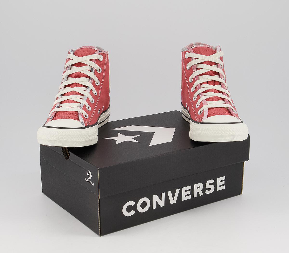Converse Converse All Star Hi Trainers Converse Converse All Star Hi Trainers Terracotta Pink Egret Black