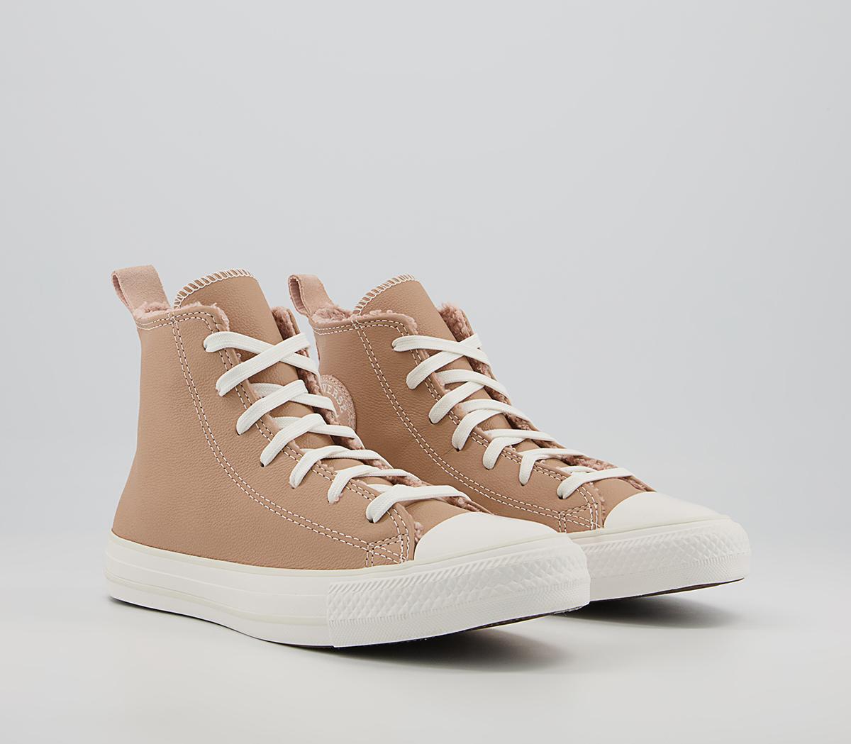 Converse Converse All Star Hi Trainers Champagne Tan Dusk Pink Vintage ...