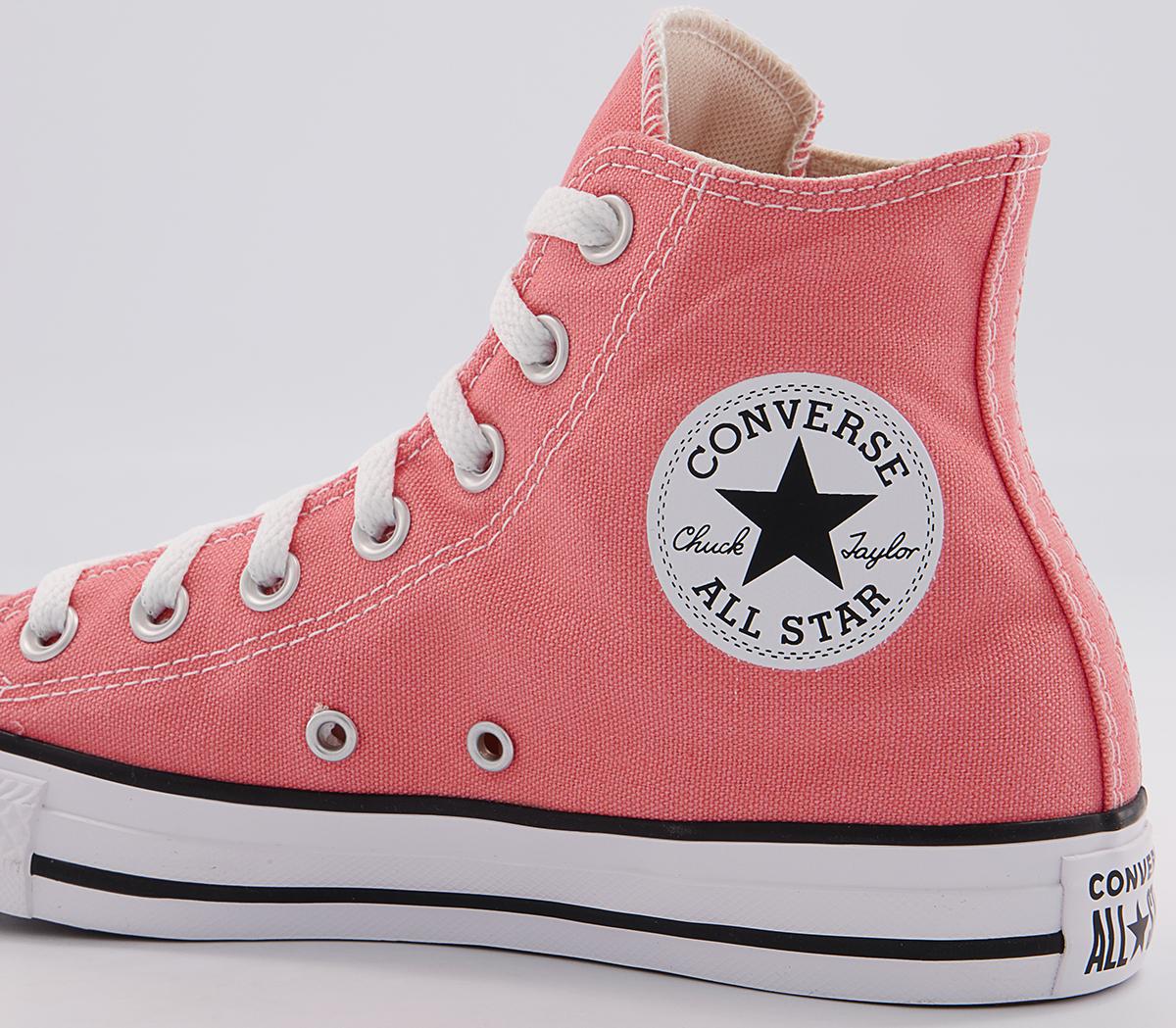 Converse Converse All Star Hi Trainers Converse Converse All Star Hi Trainers Pink Taffy