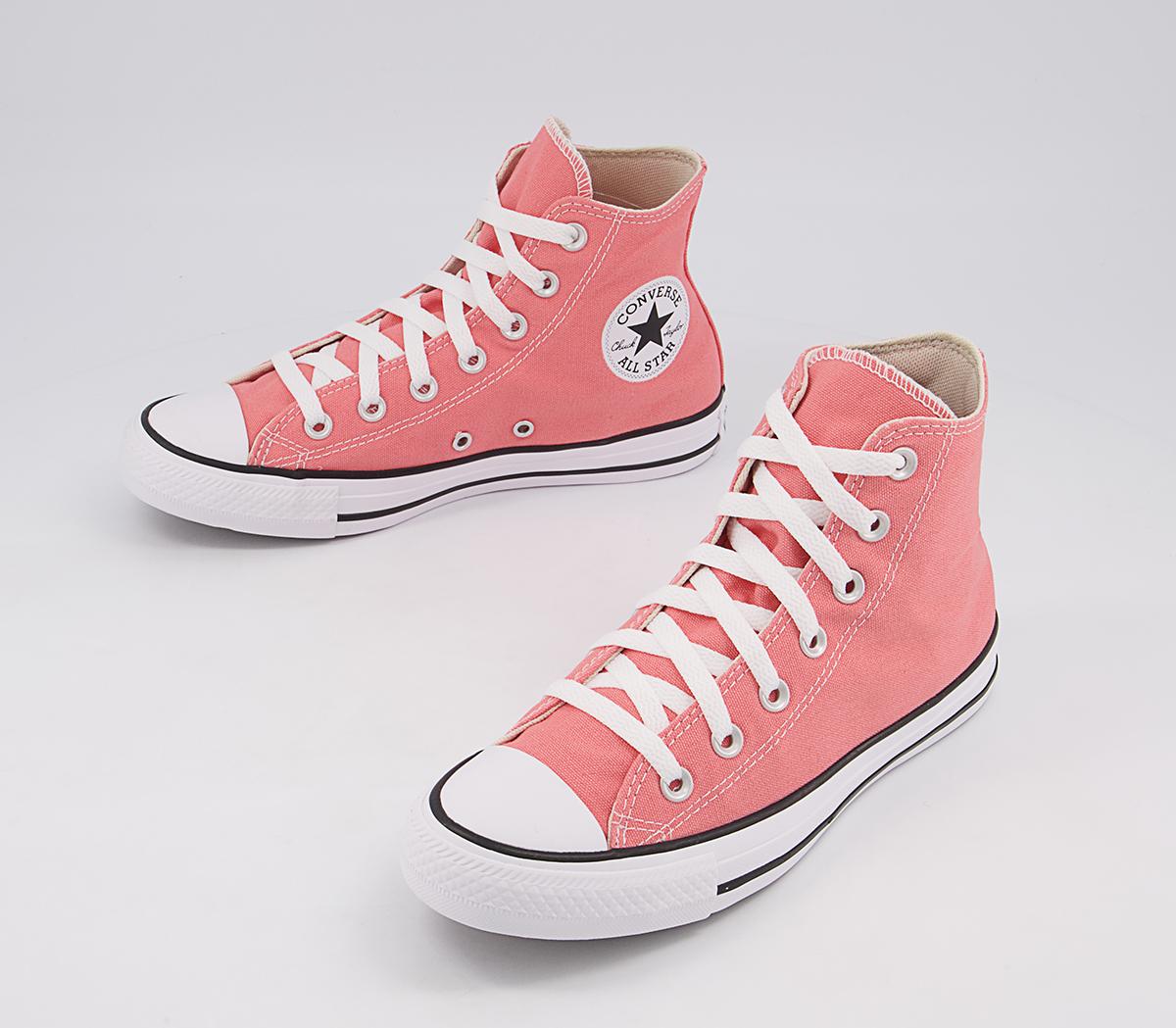 Converse Converse All Star Hi Trainers Converse Converse All Star Hi Trainers Pink Taffy