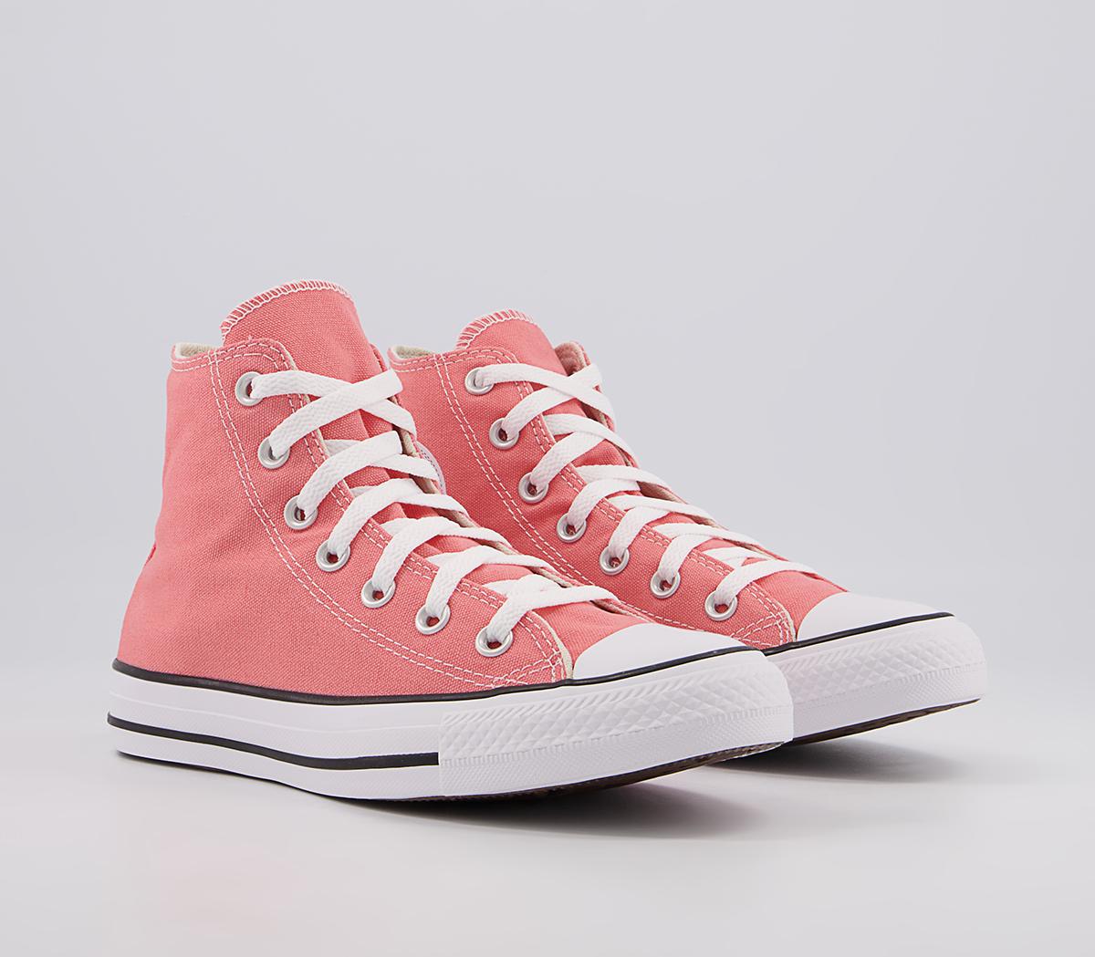 Converse Converse All Star Hi Trainers Converse Converse All Star Hi Trainers Pink Taffy