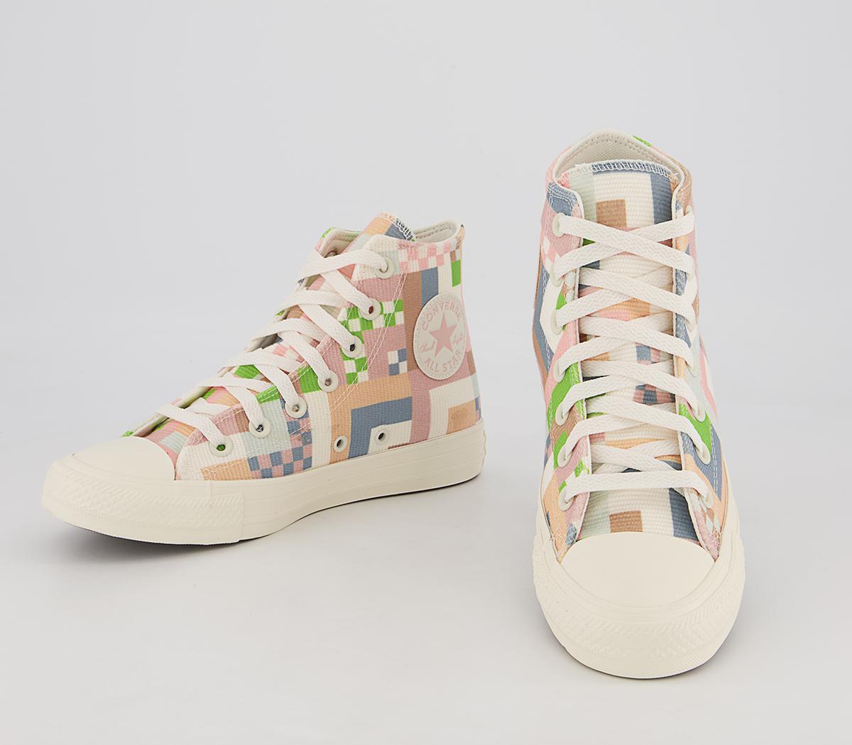 ConverseConverse All Star Hi Trainers ConverseConverse All Star Hi TrainersEgret Pink Clay Indigo Oxide