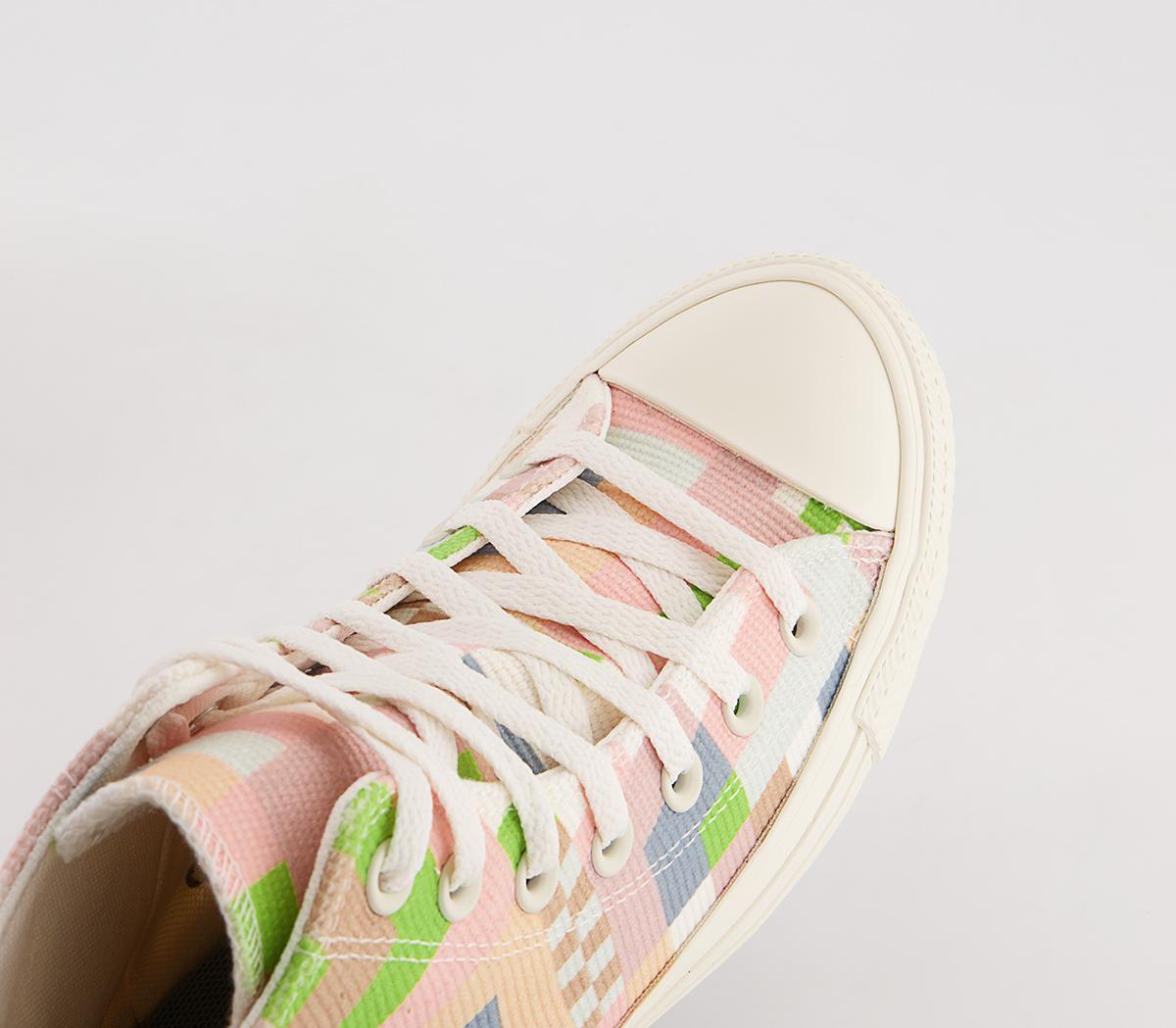 Converse Converse All Star Hi Trainers Egret Pink Clay Indigo Oxide ...