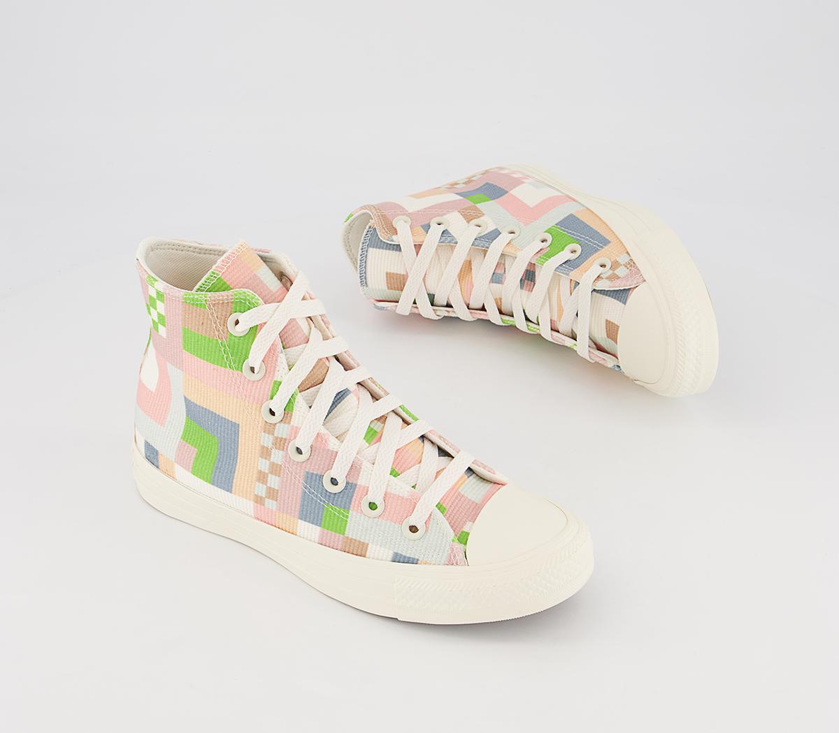 ConverseConverse All Star Hi Trainers ConverseConverse All Star Hi TrainersEgret Pink Clay Indigo Oxide