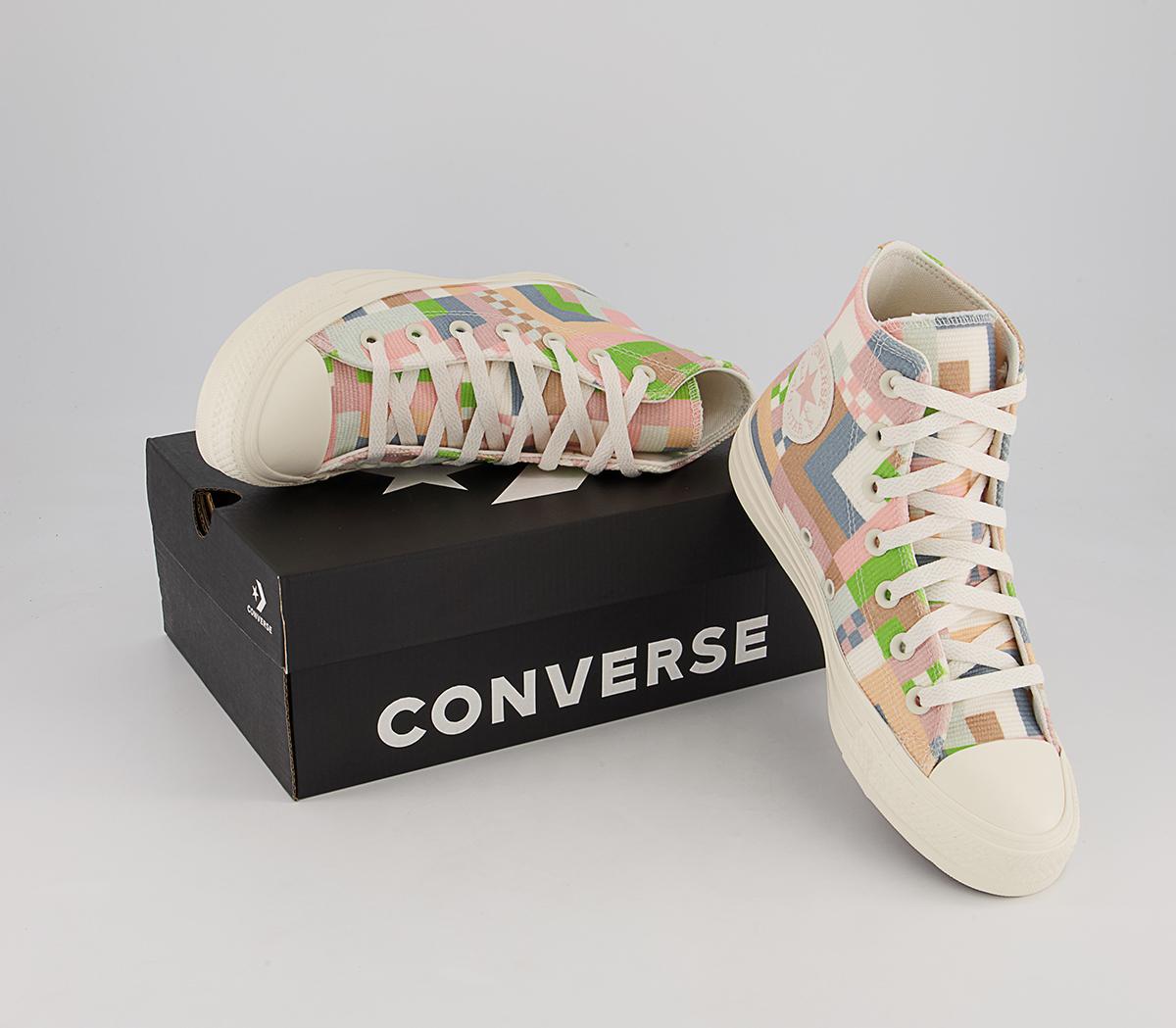 ConverseConverse All Star Hi Trainers ConverseConverse All Star Hi TrainersEgret Pink Clay Indigo Oxide