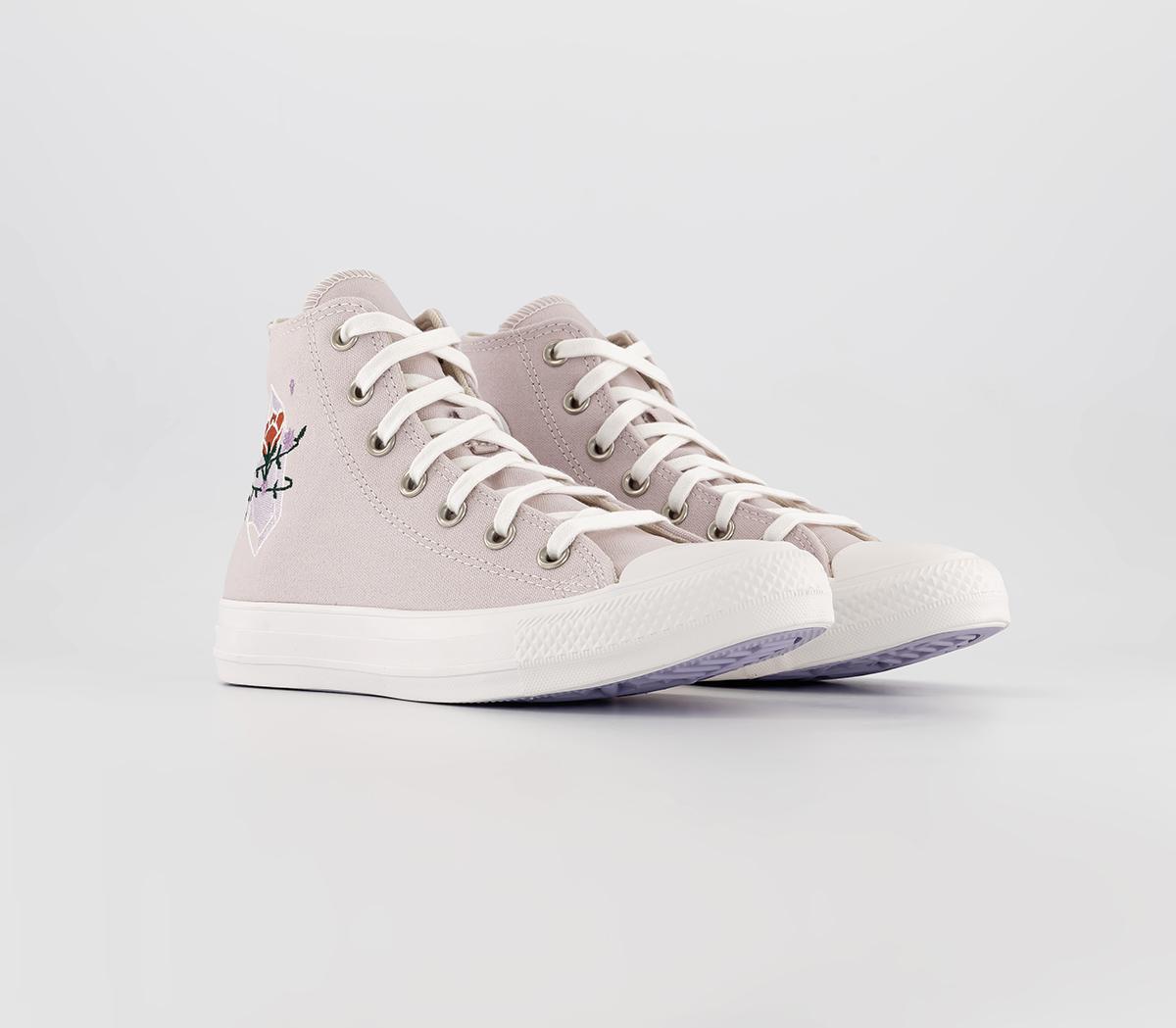 ConverseConverse All Star Hi TrainersBarely Rose Vintage White Moonstone Violet Crystal