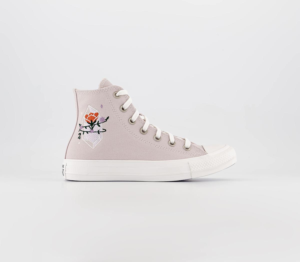 Converse Converse All Star Hi Trainers Barely Rose Vintage White ...