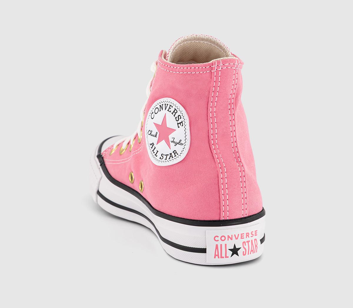 ConverseConverse All Star Hi TrainersWatermelon Pink White Gold