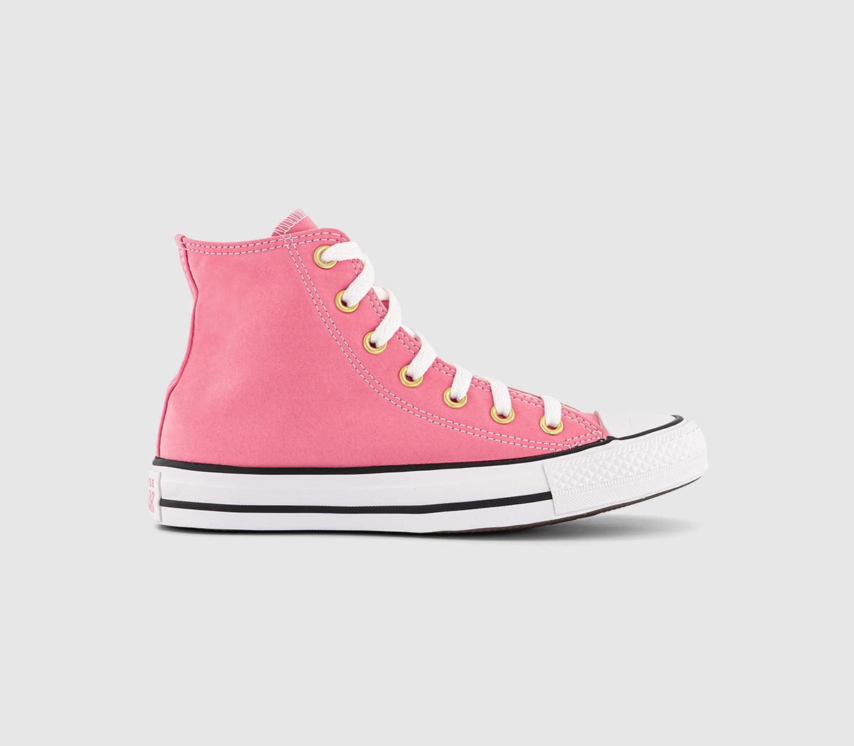 ConverseConverse All Star Hi TrainersWatermelon Pink White Gold