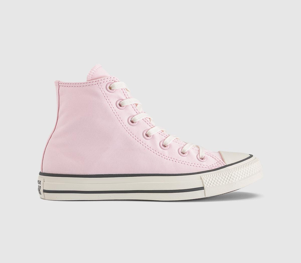 Converse All Star Hi Trainers Decade Egret Black Pink in Women's Size 6, Office Shoes