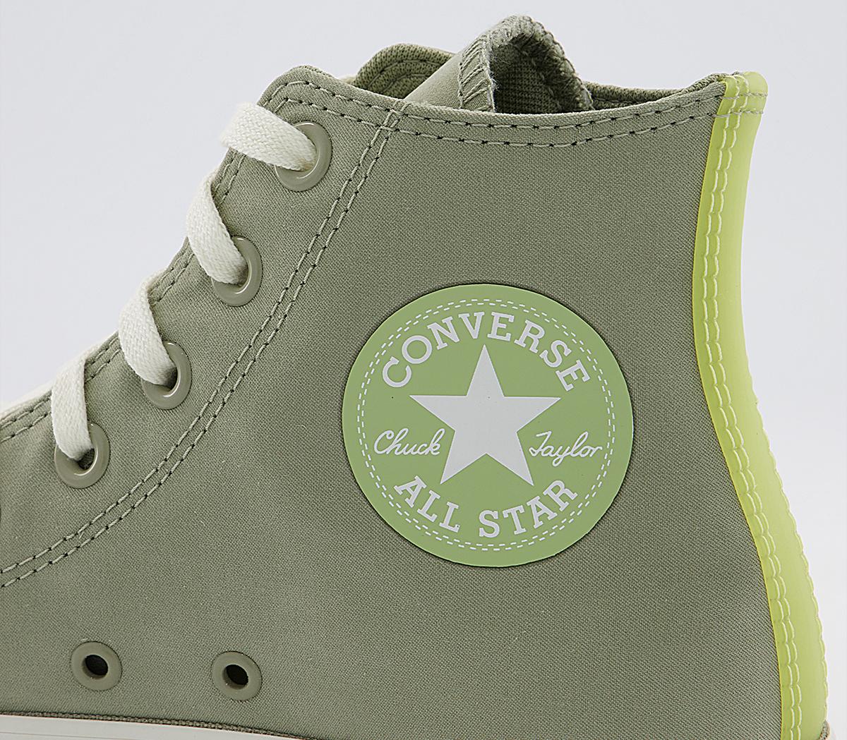 Converse Converse All Star Hi Trainers Converse Converse All Star Hi Trainers Light Field Surplus Zitron Egret