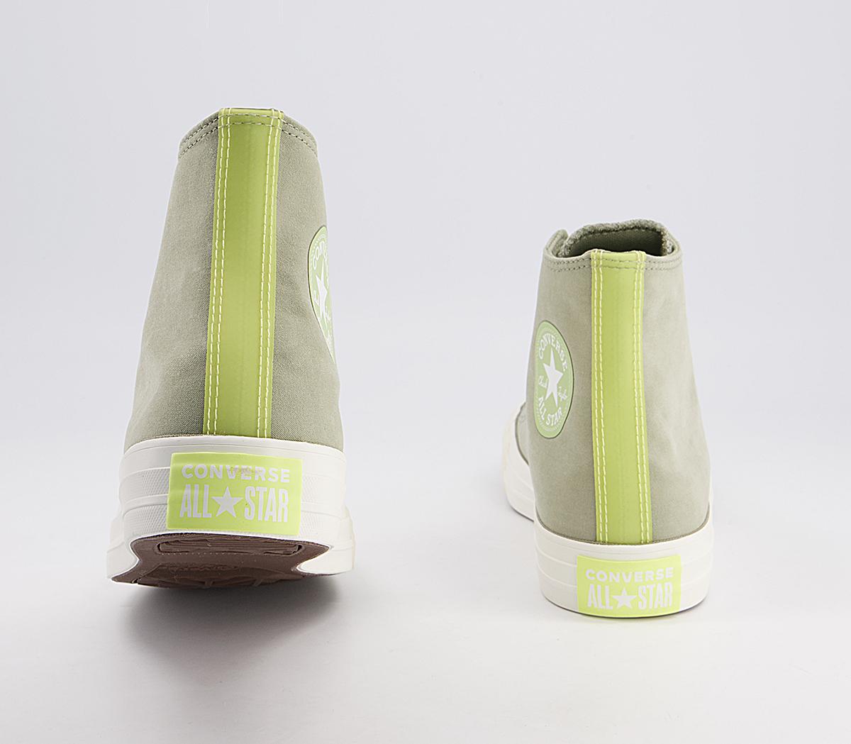 converse all star hi trainers light field surplus zitron egret