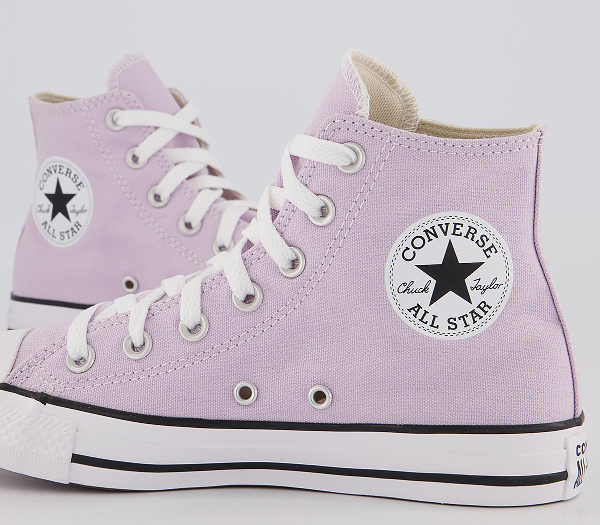 Converse Converse All Star Hi Trainers Converse Converse All Star Hi Trainers Pale Amethyst